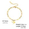 Cazador Swallow Bird Charm Bracelets for Women Stainless Steel Beads Box Chain Hand Bracelet Jewelry Gift 2026 Wholesale
