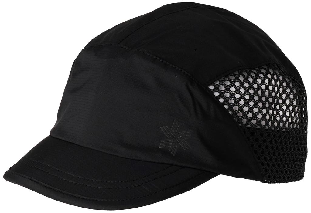 [Goldwin] Compact Run Mesh Cap BLACK F