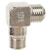 Raccord Coude Pompe à Air Angle Droit Alliage de Zinc Filetage Raccords de Tuyau 1/4 x 1/4