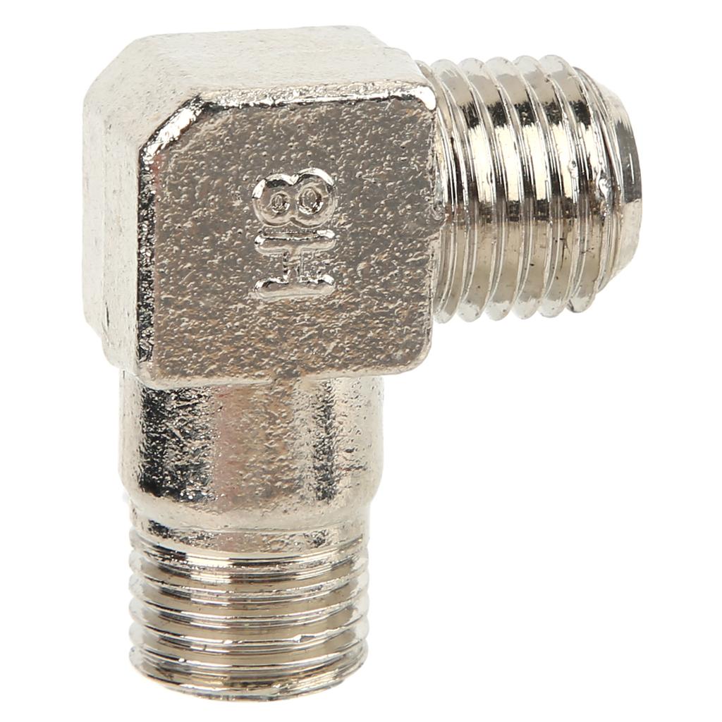 Raccord Coude Pompe à Air Angle Droit Alliage de Zinc Filetage Raccords de Tuyau 1/4 x 1/4