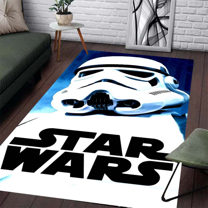 Stylish Star Wars Pattern Carpet - Non-slip Kitchen and Outdoor Carpet, Home and Bedroom Decoration Items, Birthday Gift