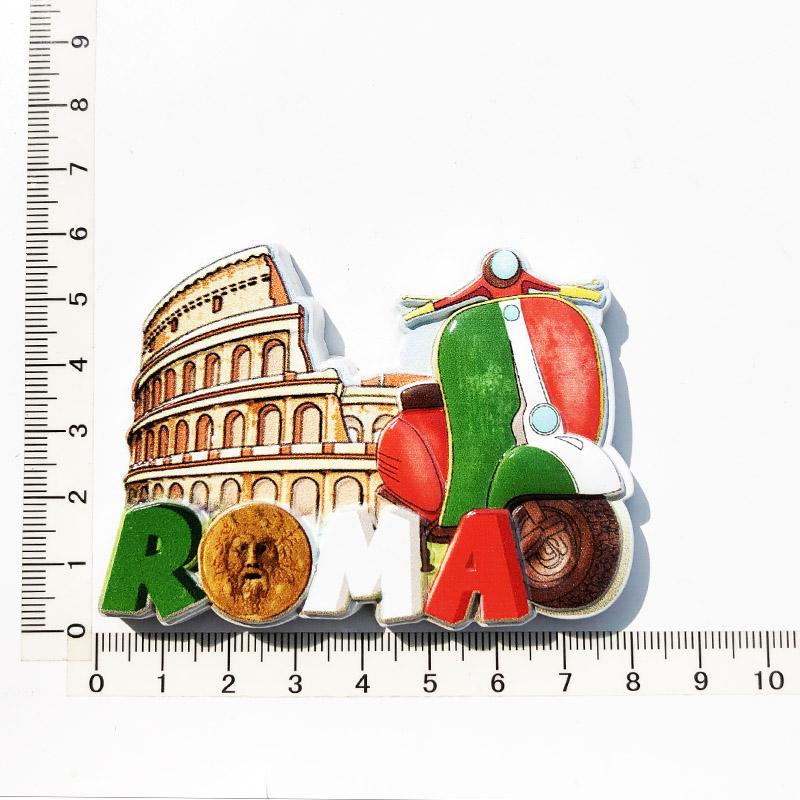 Italy Rome Colosseum Travelling Souvenirs Fridge Magnets Message Board Magnetic Stickers Christmas Gifts Home Decoration