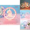 Cute Cartoon Unicorn Led Night Light Music Box Desktop Decor Ornament For Romantic Gift And Home Decor