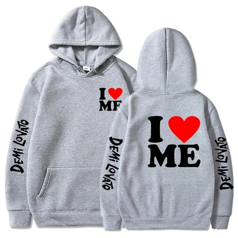 Demi Lovato Hoodies Men Fashion Letter Graphic Printed Sweatshirts Women Cool Harajuku Streetwear Hooded Pullover Jacket