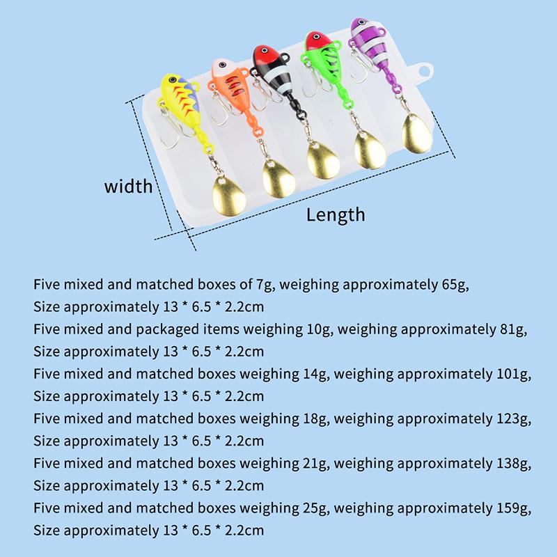 Durable 3D Printed Zinc Alloy Fishing Lures With 360 Degree Rotating Glitter Perfect For Freshwater Saltwater Fishing