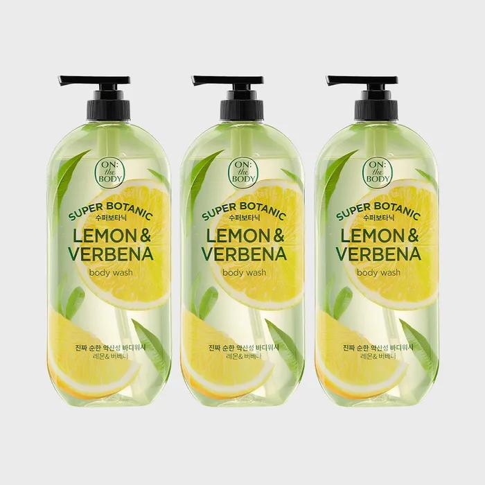On the Body_On the Body Super Botanic Lemon & Verbena Body Wash 900g X 3