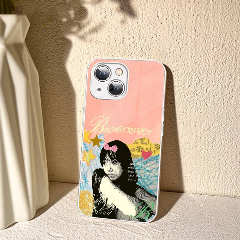 

Rock Singer B-Beabadoobee Tempered Glass For Iphone 14 13 12 11 Pro Mini XS MAX 14Plus X XS XR Fundas iphone 14pro max