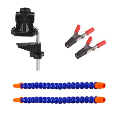 ידיים שלישיות מחזיק PCB להלחמה כלי 2 זרועות גמישות ידיים עוזרות מלאכת יד סדנה תחנות עזרה מהדקים מונעי החלקה
