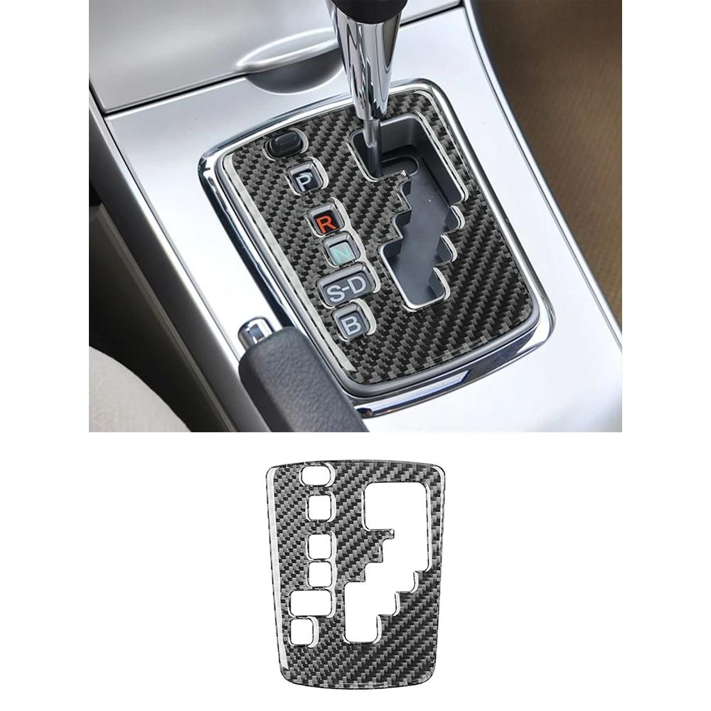 For Toyota Corolla 2006-2012 Carbon Fiber Car Gear panel Decoration Sticker Trim Film Accessories