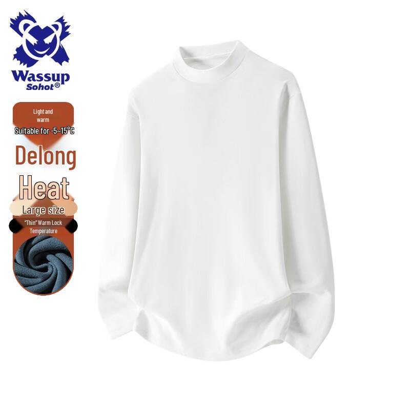Wassup Sohot Men's Slim Fit Thermal Long Sleeve Top