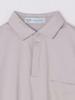 Ships Colors Silket Smooth Polo Shirt, Cool To the Touch, Antibacterial and Odor Resistant, Light Gray, Medium, 212120038