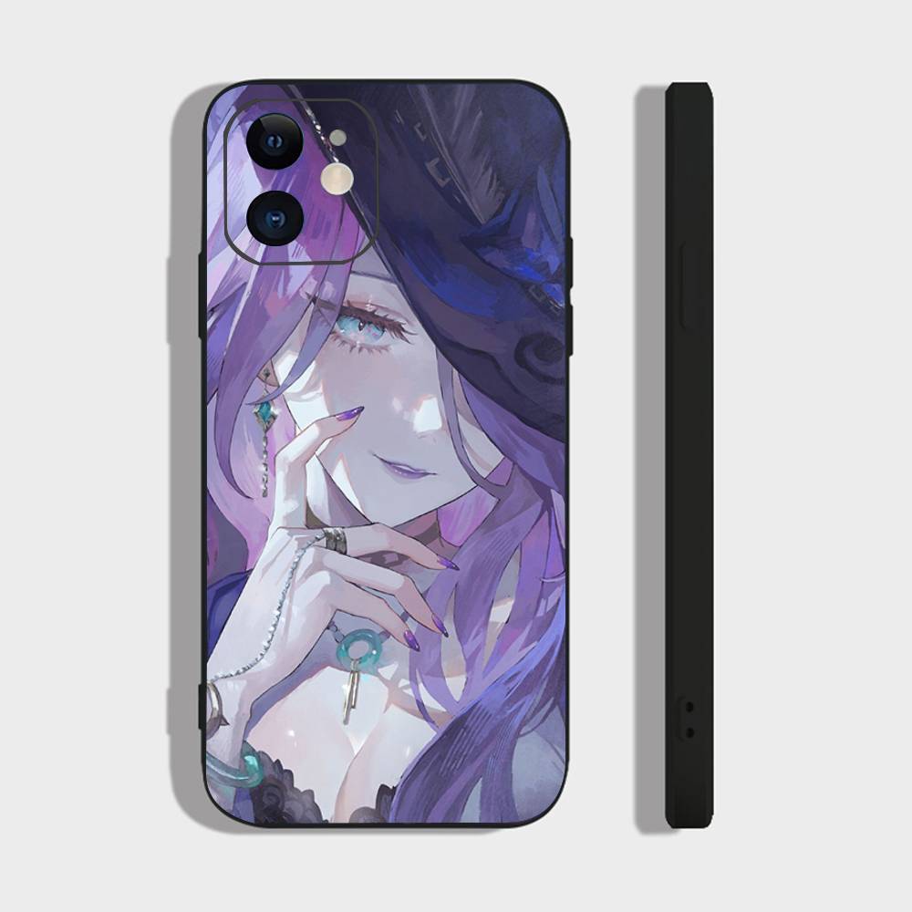 Jade Honkai Star Rail Anime Phone Case For IPhone 17 Air 16 15 14 13 Pro Max 11 12 Black Silicone Cover