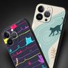 Abstract Creative Cat Line Pattern Phone Case Cover for iPhone 17 16 15 14 13 12 11 Pro Max 17Air Plus Shockproof Soft TPU Shell