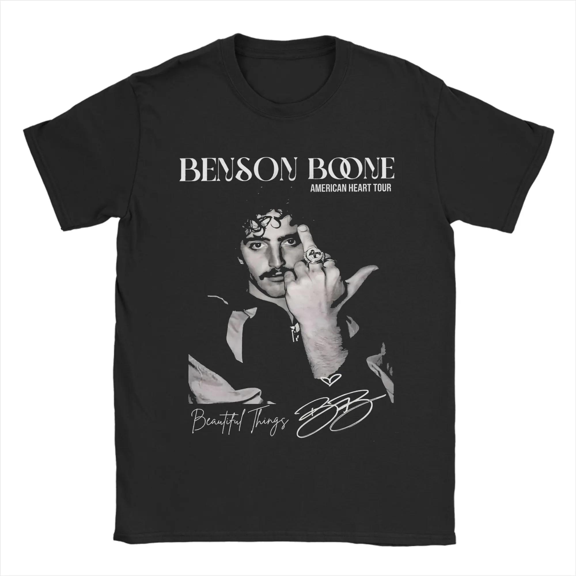 

Benson Boone Concert Tour Music 2026 Tee Shirt for Unisex Women Gift Idea T Shirts Singer Cotton Clothes S