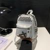 Ryggsekk med nagler av høy kvalitet for kvinner  rockmoteveske  ungdomsveske