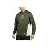Nike Letter Pattern Printed Hooded Long Sleeve Sweatshirt Men Sweatshirt Khaki-Green FQ1146-325