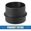 Car Air Ducting Connector Straight Air Heater Duct Joiner Connector Pipe 80mm to 75mm Black