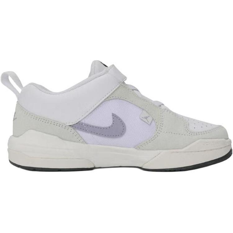 Jordan Stadium 90 Comfortable Versatile Sports Durable Low-Top Kids Basketball Shoes Kids sneaker Gray White DX4398-105