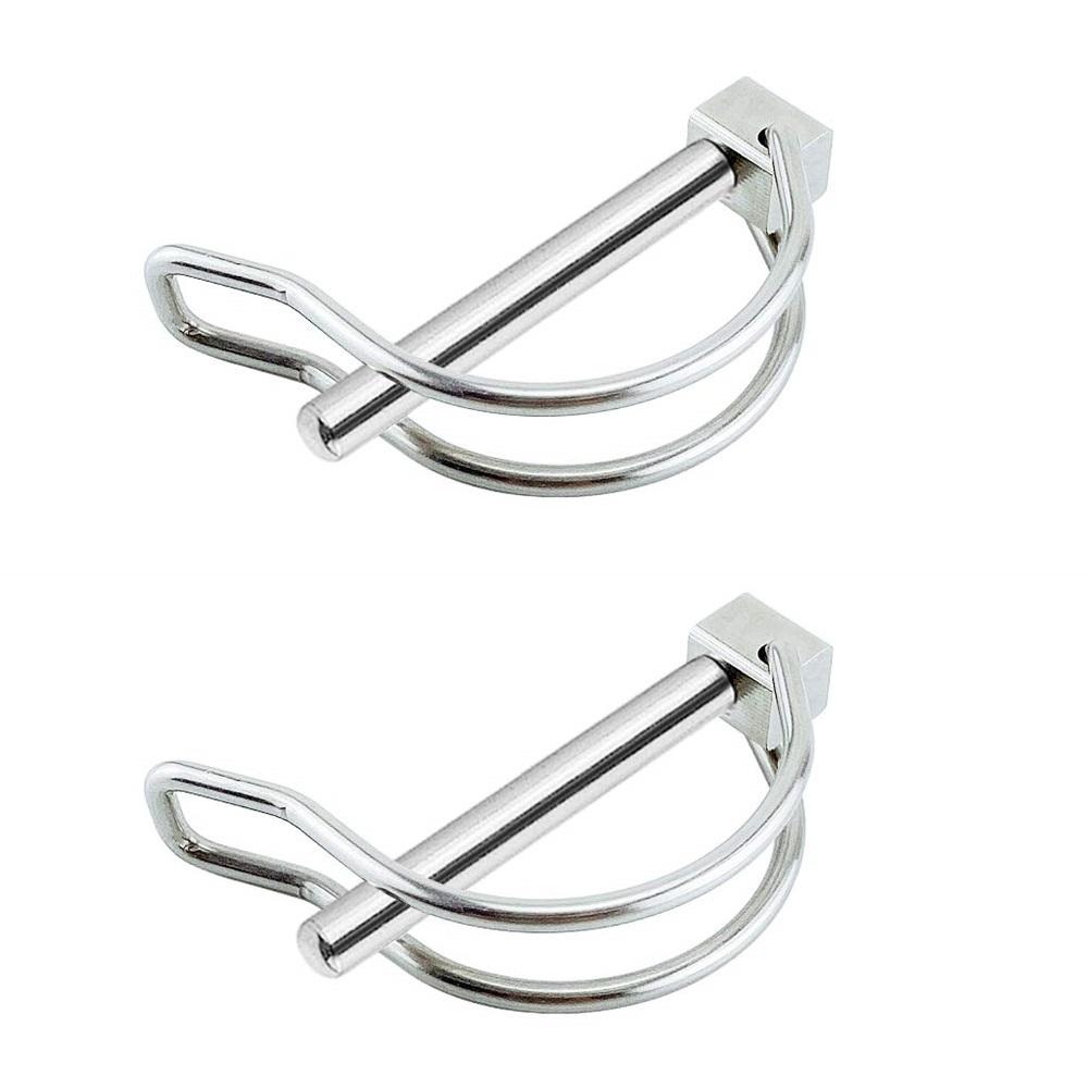 

2 шт. быстроразъемный штифт из нержавеющей стали 316, предохранительный штифт для соединения, зажим для крюка для прицепа, велосипеда, коляски, грузовой лодки, сцены, ноги 5*45mm