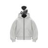 Unisex Double Hood Fleece Zipper Jacket for Spring, Autumn, and Winter