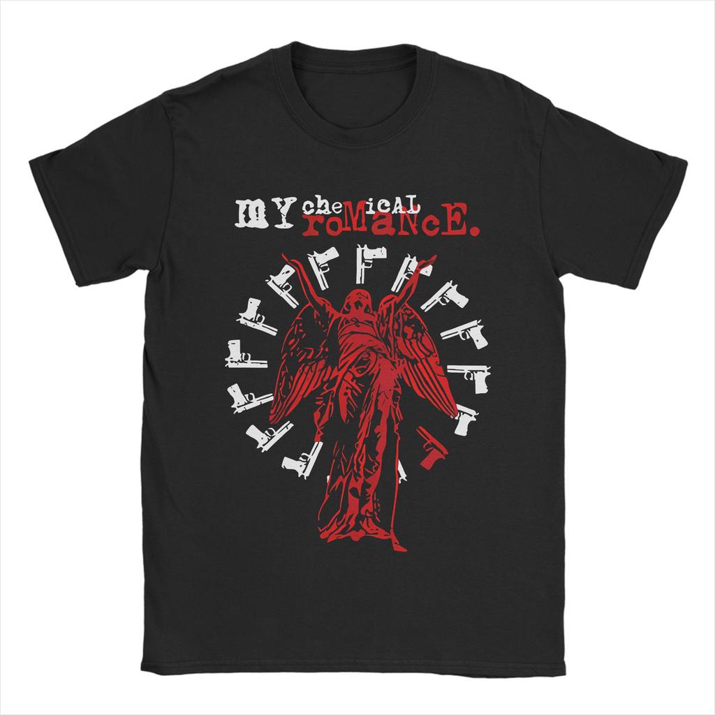 My Chemical Romance 2025 T-Shirt Summer  100% Cotton T Shirts For Men's Fashion Casual Tshirt Short-Sleeve Vintage Tees