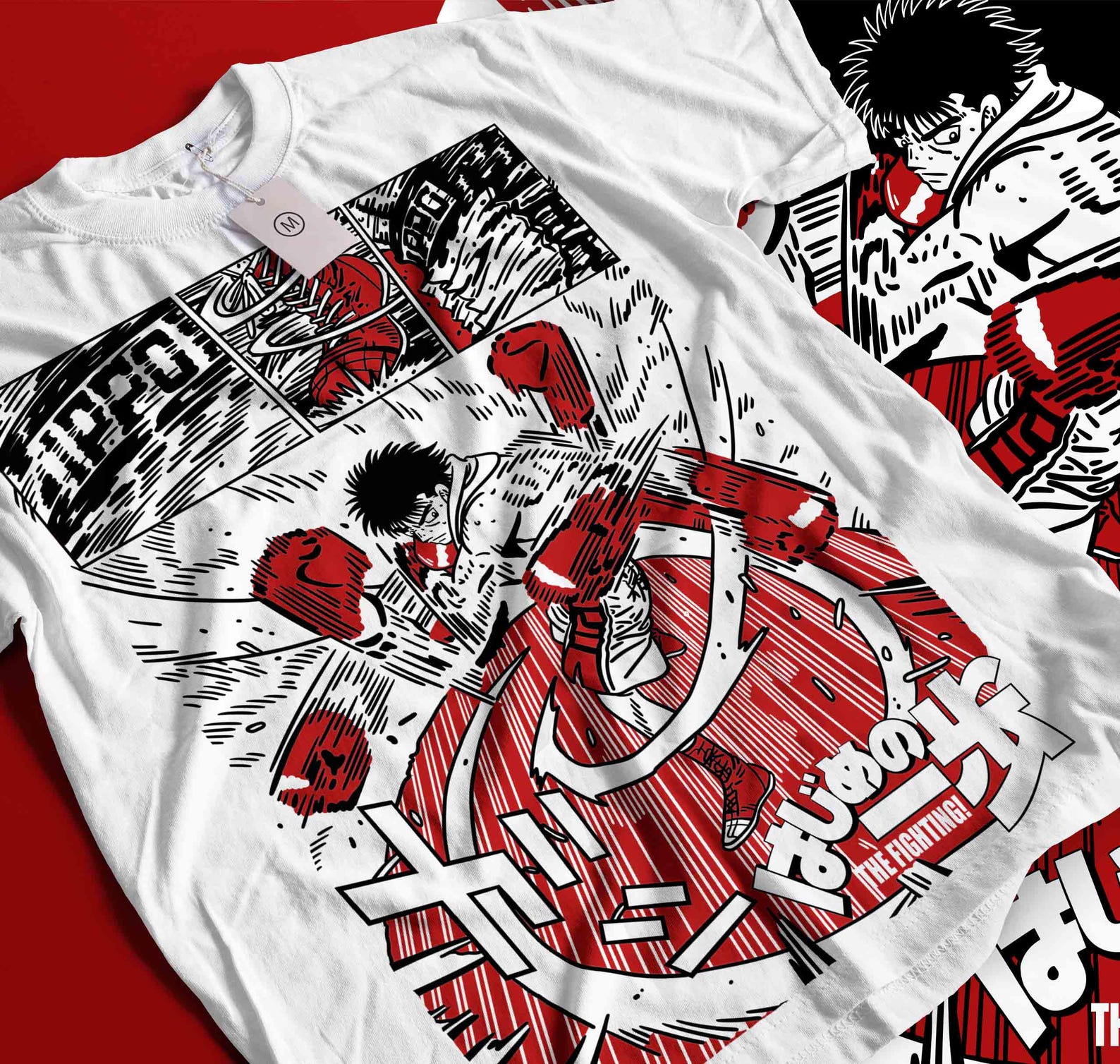Manga T-shirt, Sport 90s Anime Lovers, Boxing GYM Anime Tshirt, Otaku Ropa, Graphic Anime Unisex Shirt 3XL