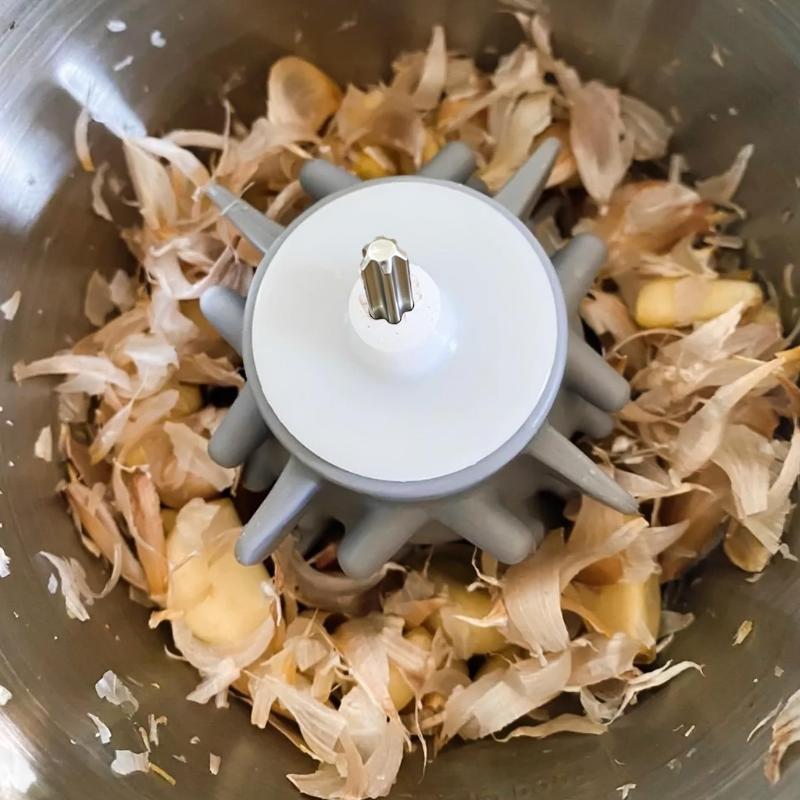 Silicone Garlic Peeler Attachment Dishwasher Safe BPA Free Fast Garlic Peeler Fits 2L 3L Meat Grinder Home Use