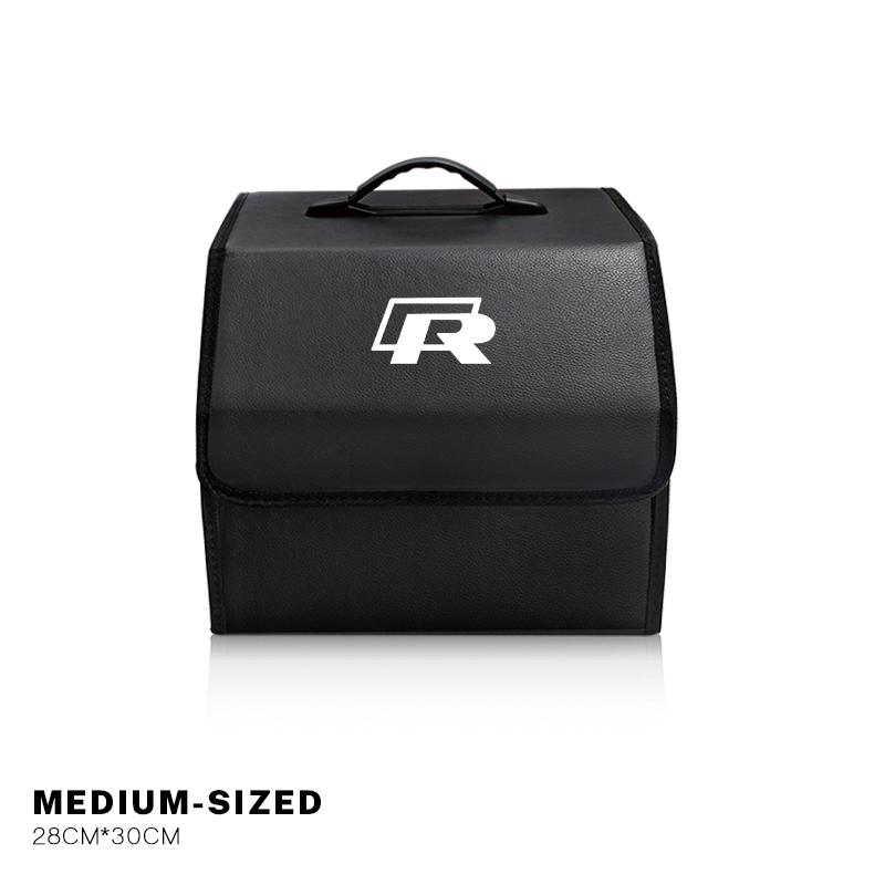 Car Trunk Storage Box Organizer Stowing Tidying Container Bag For VW Scirocco Jetta Beetle Golf Passat B6 Polo Tiguan CC Hub Cap