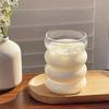 2 Pcs Glass Cups Set Drinking Glasses with Straw Creative Coffee Mug for Cocktail,Beer, Water,Soda,Tea- with Cleaning Brushe
