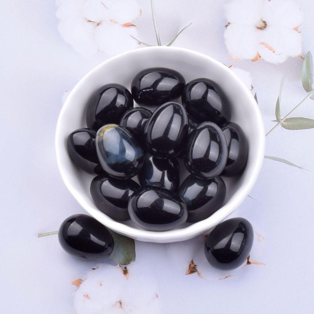Easter Gemstone Crystal Eggs 2cm - Natural Small Bird Eggs for Display or Play