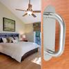 2pcs Barn Door Handle Fireproof Door Channel Door Handle Stainless Steel Sliding Push-Pull Knobs Furniture Pull Hardware
