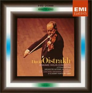 

CD OISTRAKH, DAVID - Brahms: Violin Concerto TOCE8674PROMO Japan ObiClassical Used