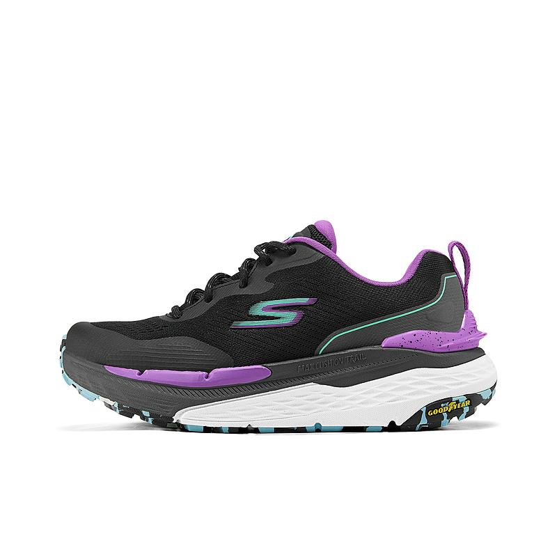Skechers Go Series Comfortable Low-Top Running Shoes Women sneakers Black Purple 129165C-BKPR 39