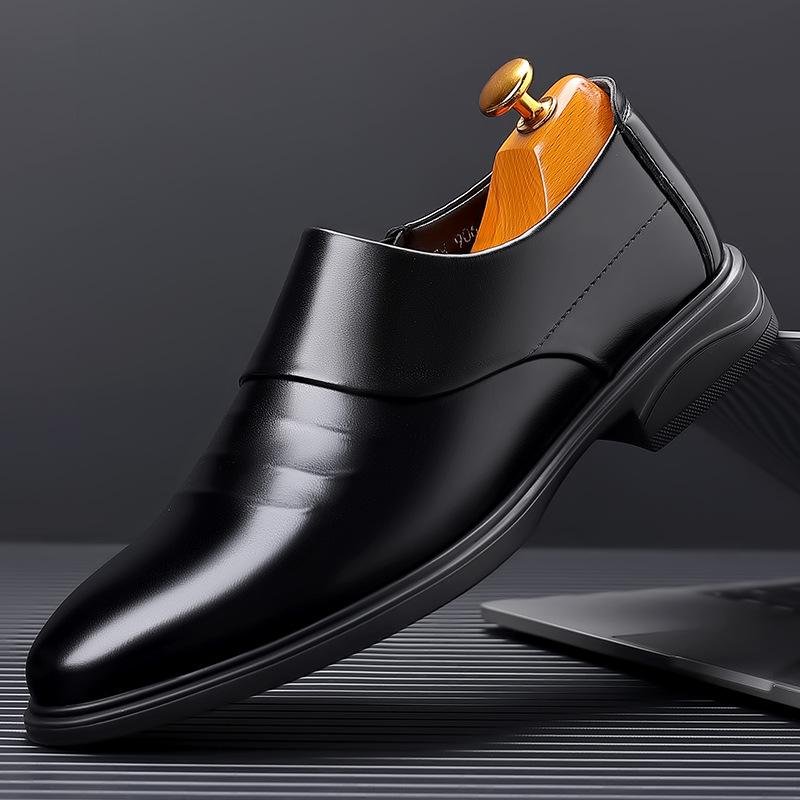 Fashion Spring Autumn New Male Loafers Wear-resistant Non-slip Comfortable Men's Dress Shoes Casual Breathable Man Leather Shoes