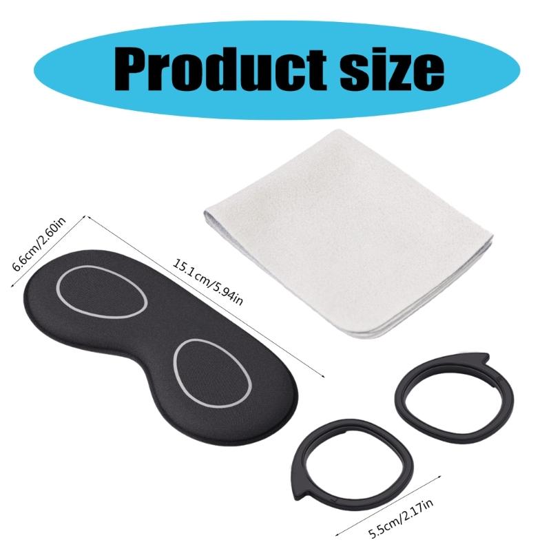 Lens Protector Accessories Glasses Spacer Rings Prevent Myopically Glasses Scratching Cover for 3 Virtual Reality Headsets