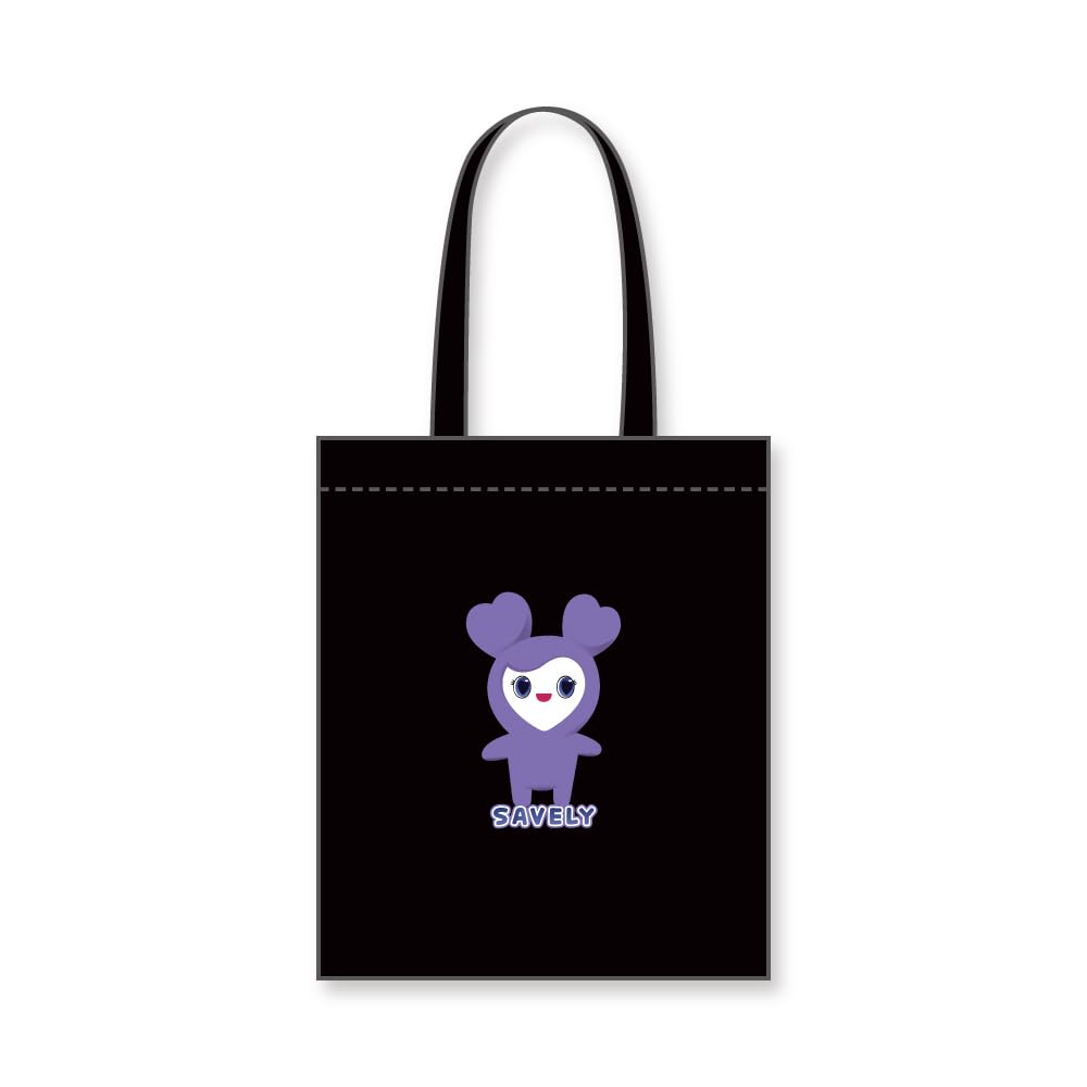 

TWICE Canvas ECOBAG Холщовая эко-сумка_ebl_twice_03 (черный/САНА)