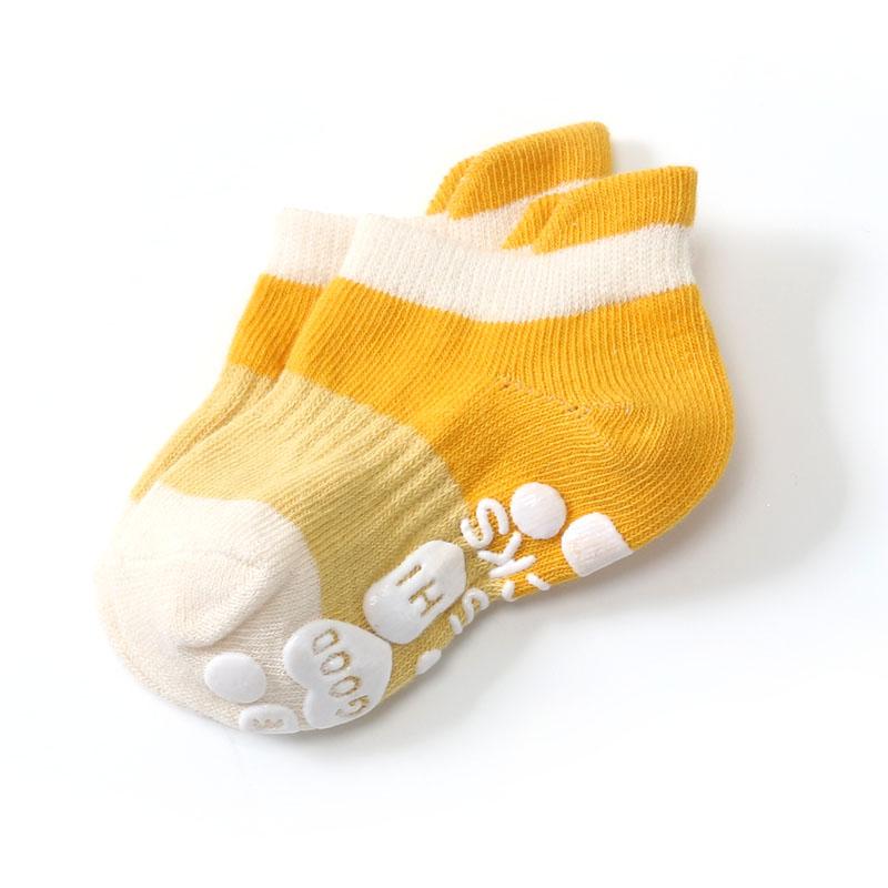 5 Pairs Kids Casual Cute Non-slip Socks Breathable Girls Boys Babys Cotton Socks