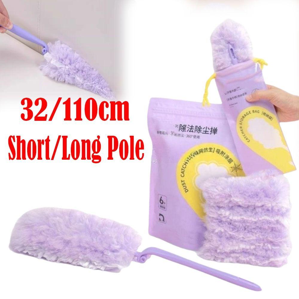 Adjustable Dust Duster Electrostatic Adsorption Extra Long Cabinet Cleaning Gap Duster Foldable Household Cleaning Artifact