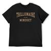 Trillionaire Mindset Shirt T-Shirt Plain Cute Clothes Vintage Clothes Sports Fans Mens Cotton T Shirts