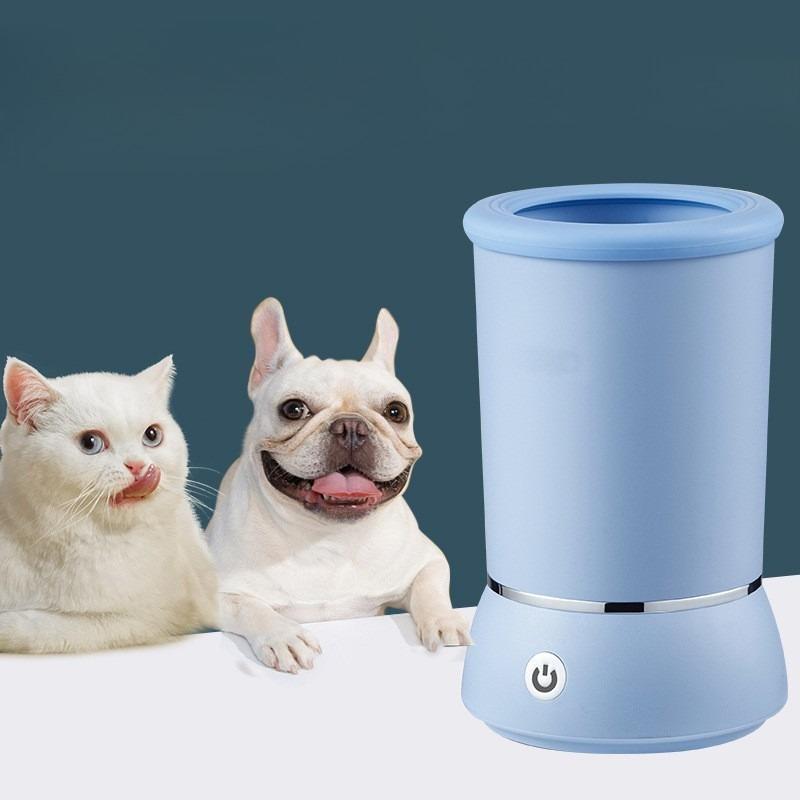 Portable Dog Paw Washer Automatic Cleaner Electric Massager USB Rechargeable for Small To Medium Dogs Cats Dog Products