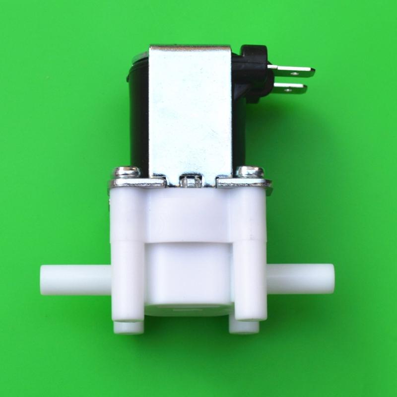 Elektrisches Magnetventil für Ventil Normalerweise Geschlossen Wassermagnetventil für Ventil Kunststoff Schnellanschluss für 1/4 Zoll Rohre 12V 24V 220V