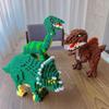 Dinosaur Building Blocks, Tyrannosaurus Rex Puzzle Toys, Triceratops, Brachiosaurus Figurines, Gifts for Boys and Girls
