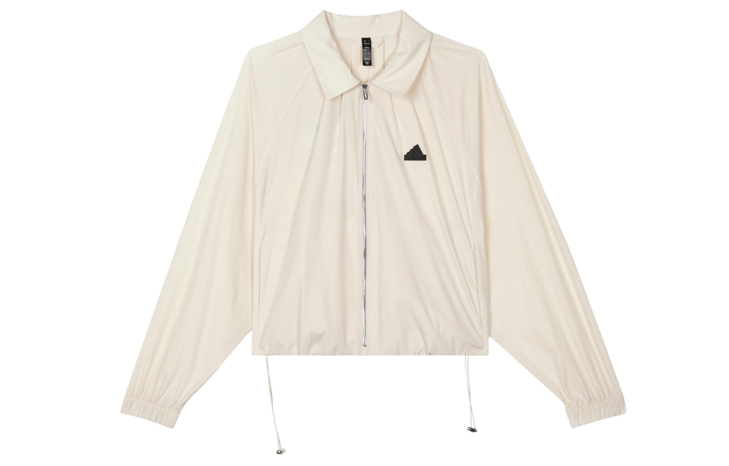 

adidas Women s Collared Sport Jacket Brown/Black IM8819 XL