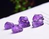Natural Quartz Healing Crystal Cartoon Animal Figurine Carvings Dark  Amethyst Rabbit Bunny for  Pendant