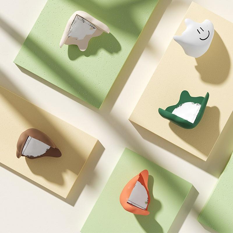 4ks Fluid Antikolizní Chránič rohů rohového stolu Tlusté sklo Dětský silikonový chránič rohů školky Tvar mraku