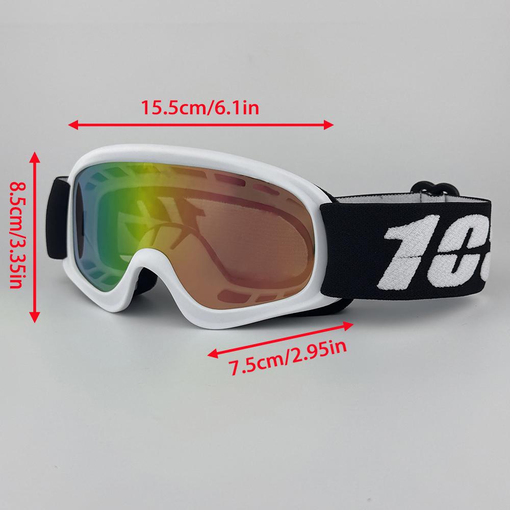 Children Anti-Fog Snowboard Goggles Kids Snow Sports Goggles Windproof Ski HD Glasses Snow Goggles Outdoor Ski Accessories