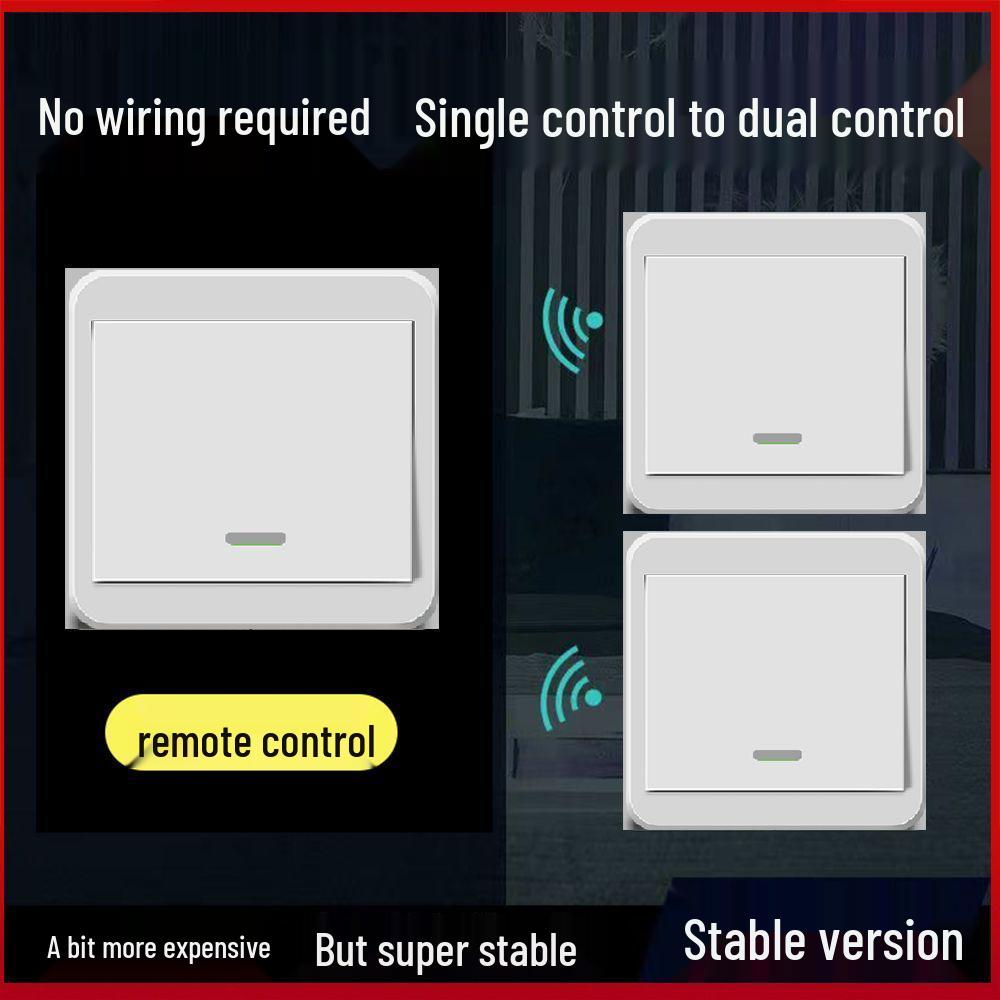 Wireless Smart Remote Master-Slave Light Switch 220V – Easy Installation