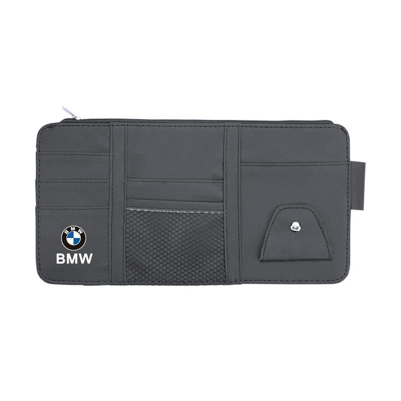 

Автомобільний сонцезахисний козирок Багатофункціональна сумка для зберігання карт для BMW E46 E90 E60 F30 F10 E39 i3 i4 X1 X2 X3 X5 X4 X6 X7 M3 M4 M5 G30 G20 520i чорний