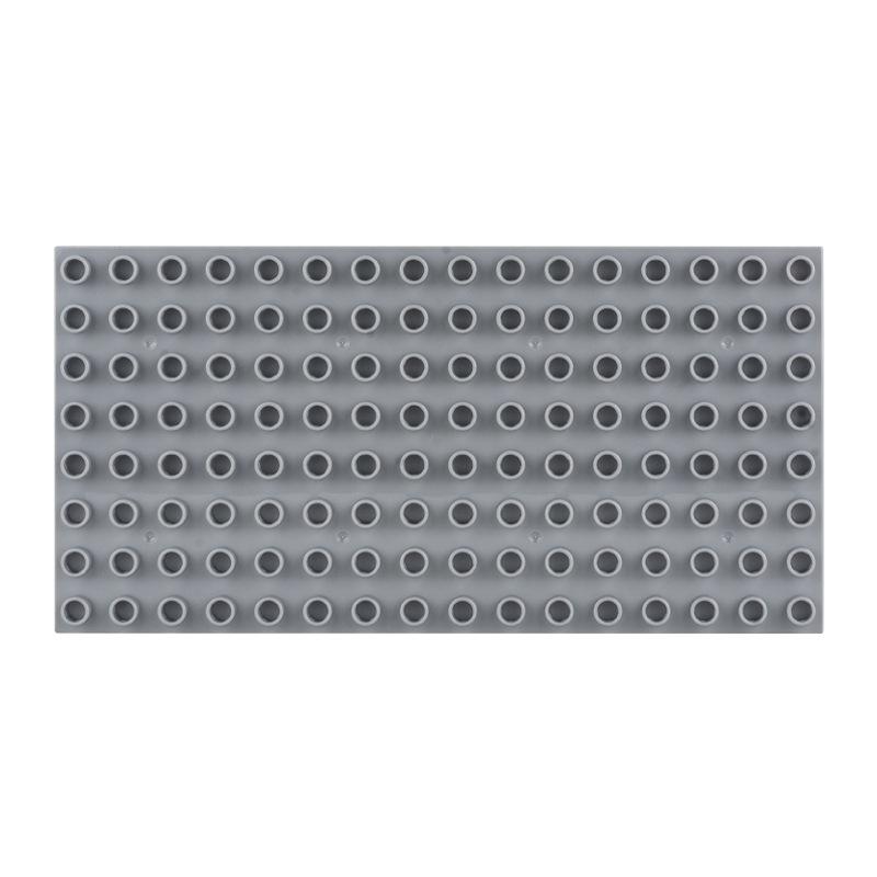 8x16 Dots  Building Block Set BasePlates for Big Size Block Bricks Plate Assembly Two-sided Base Plate Compatible with  Duplo Block Bricks