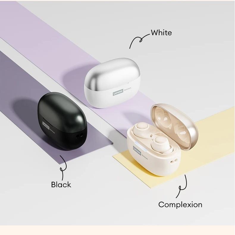 Original Lenovo LE261 Sleep Earbuds Wireless Bluetooth 6.0 Headphones HD Call HIFI Sound Music Earphones Gifts 25H Battery Life TWS ENC Headphones